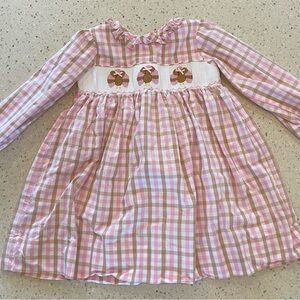 Pink Plaid Kids Dress-Turkeys